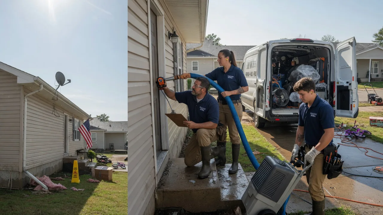 Ceiling Water Damage Restoration in Kieler, WI near me